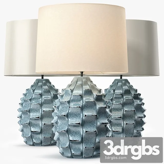 LuxDeco Bayern Table Lamp Turquoise Base 3dsmax Download