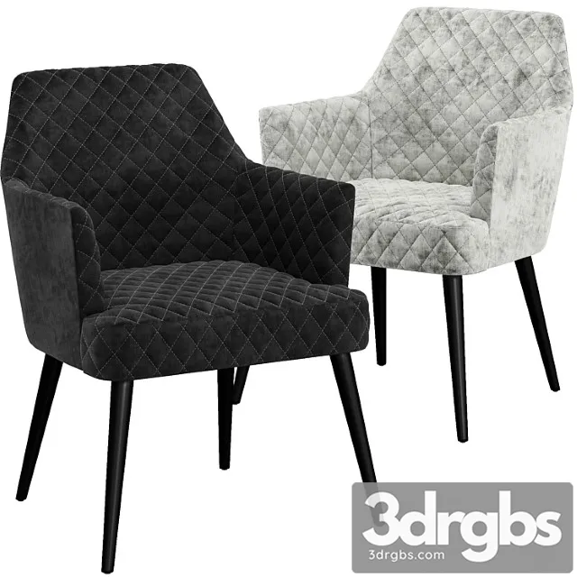 Luxdeco kirk dining chair 2 3dsmax Download