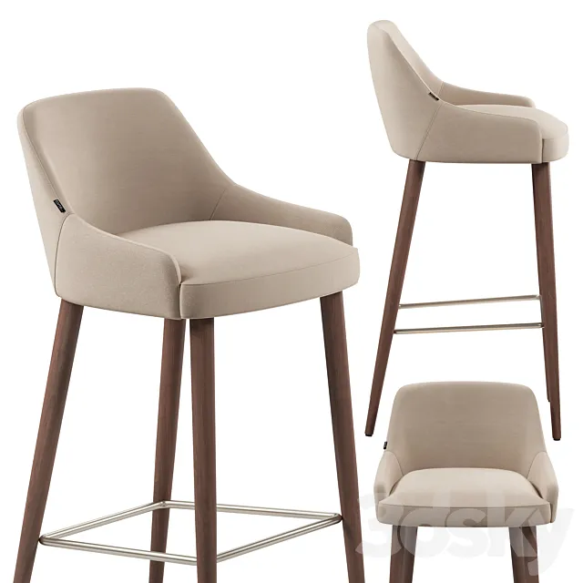 Luxdeco Torre Adima barstool 3ds Max