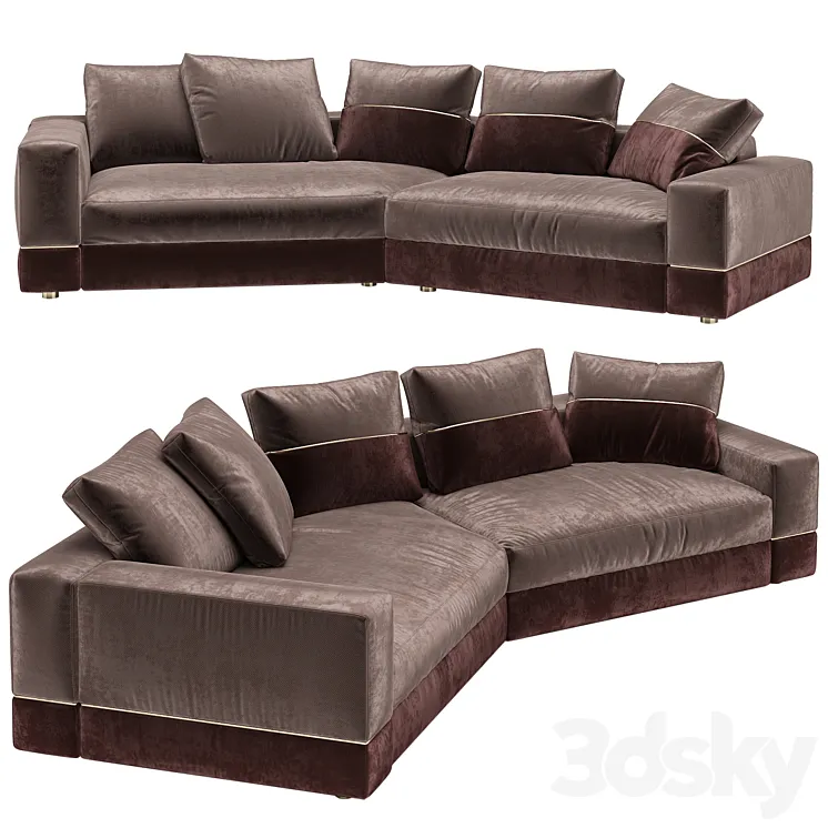 LUXENCE MAXIME DIAGONAL SOFA 3DS Max Model