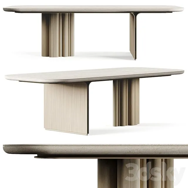 LuxLucia Casa OASIS V275DT1 Dining Table 3dsMax Model