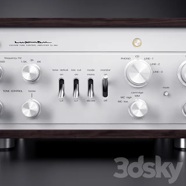 Luxman CL-38U 3DS Max Model