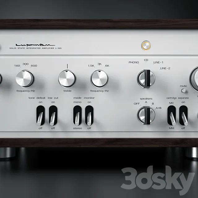 Luxman L-305 3DS Max Model