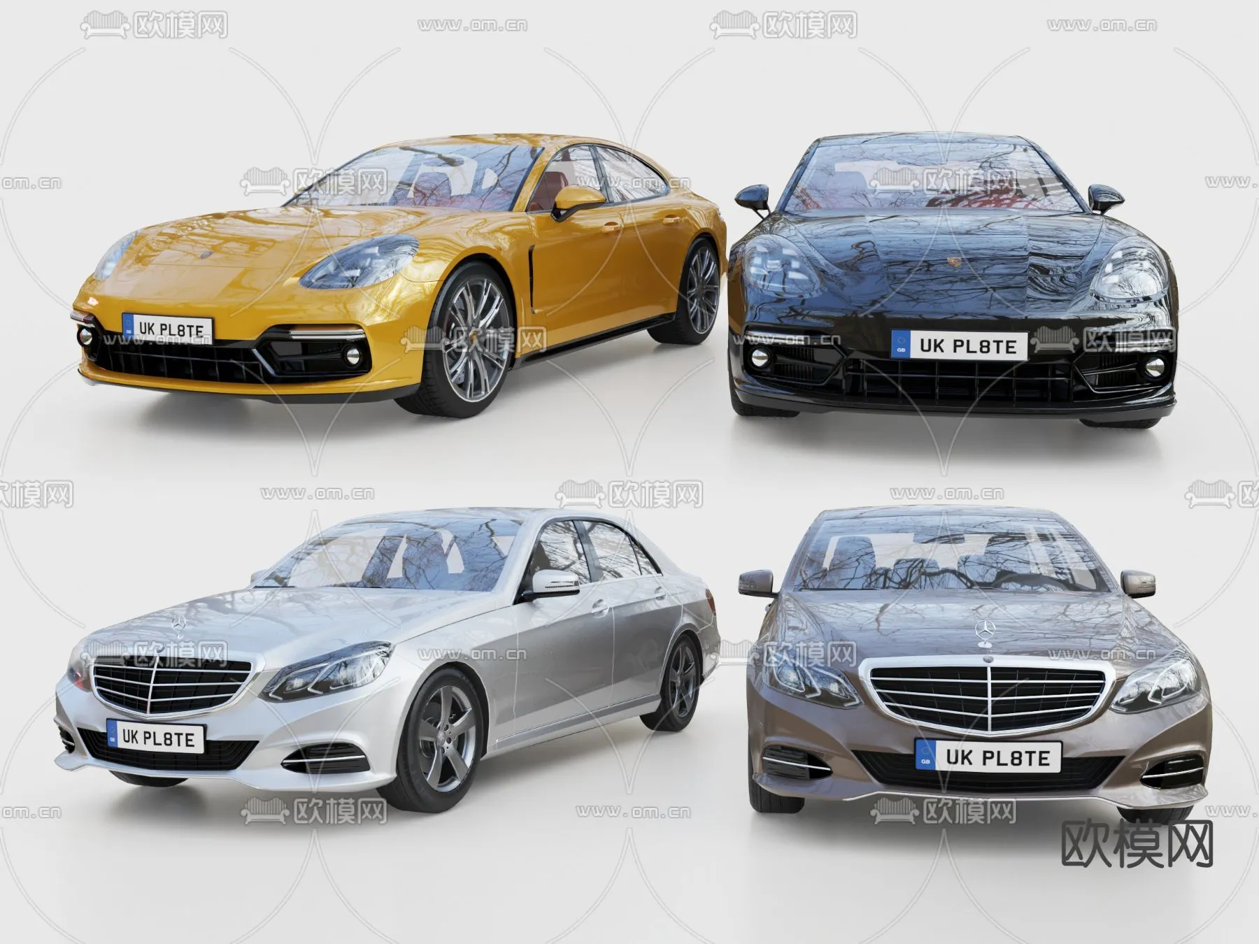 Luxury and Sport Car 3D Models – Transports – 017 – VRAY Render