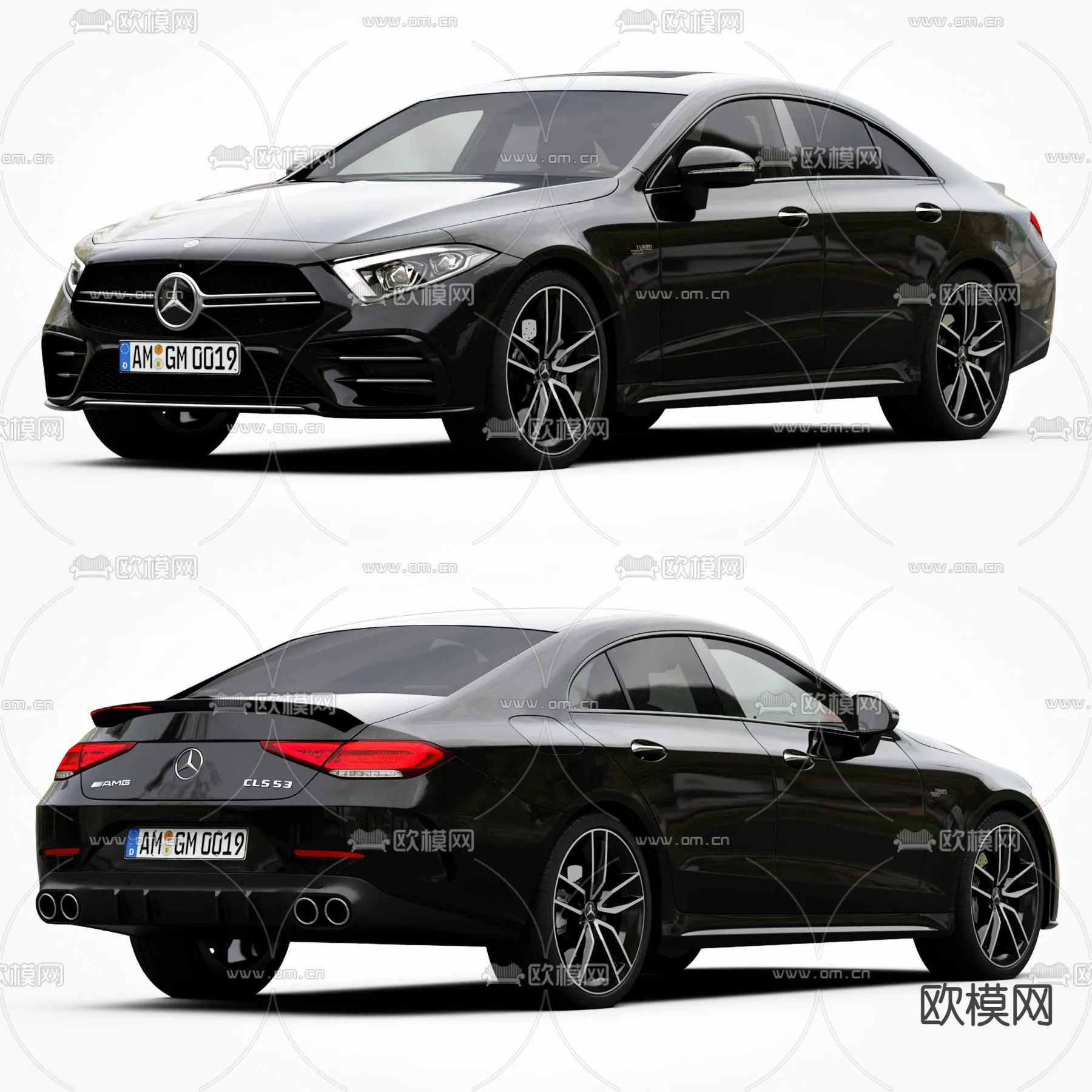 Luxury and Sport Car 3D Models – Transports – 019 – VRAY Render
