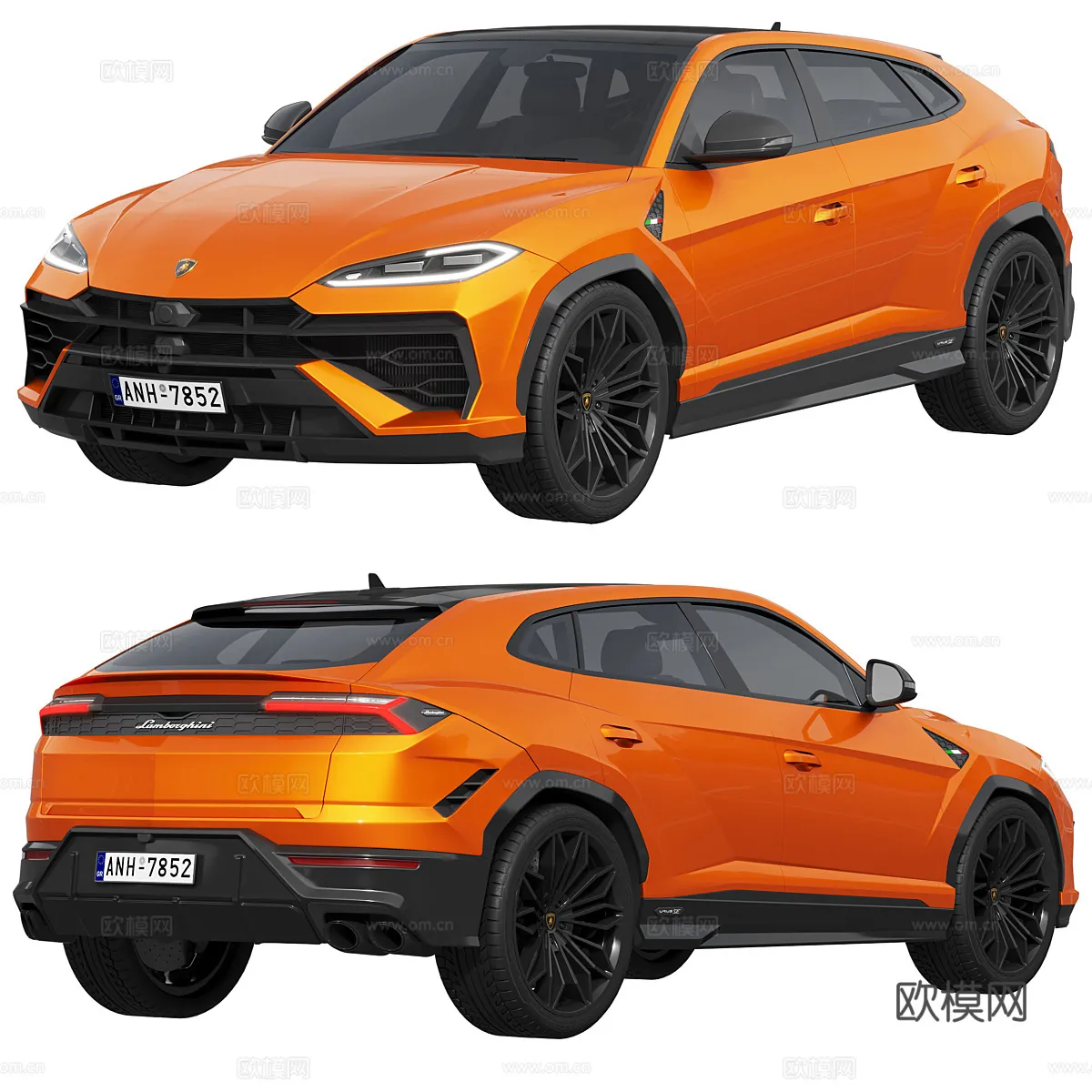 Luxury and Sport Car 3D Models – Transports – 060 – VRAY Render