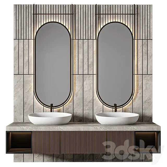 Luxury Bathroom 392 3dsMax Model