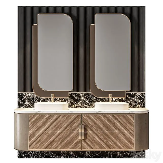 Luxury Bathroom 440 3dsMax Model