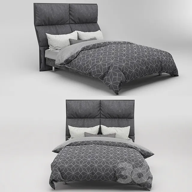 Luxury bed 02 3DSMax File