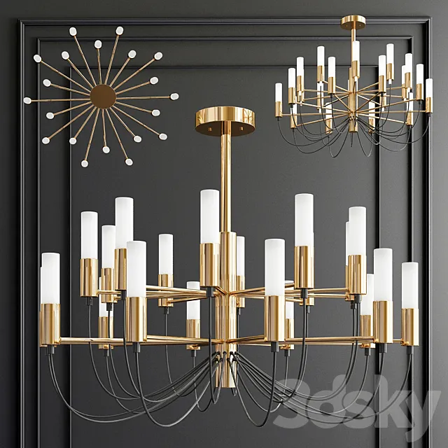 Luxury chandelier 3DSMax File
