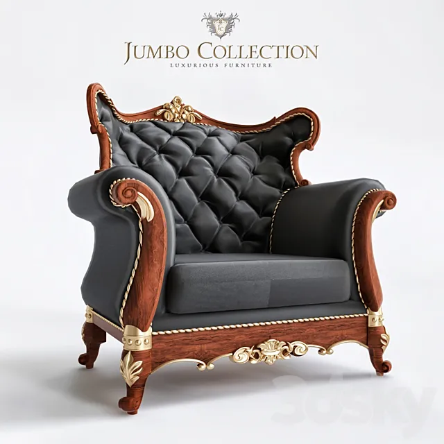 Luxury Classic Sofa jumbo collection_2 3DSMax File