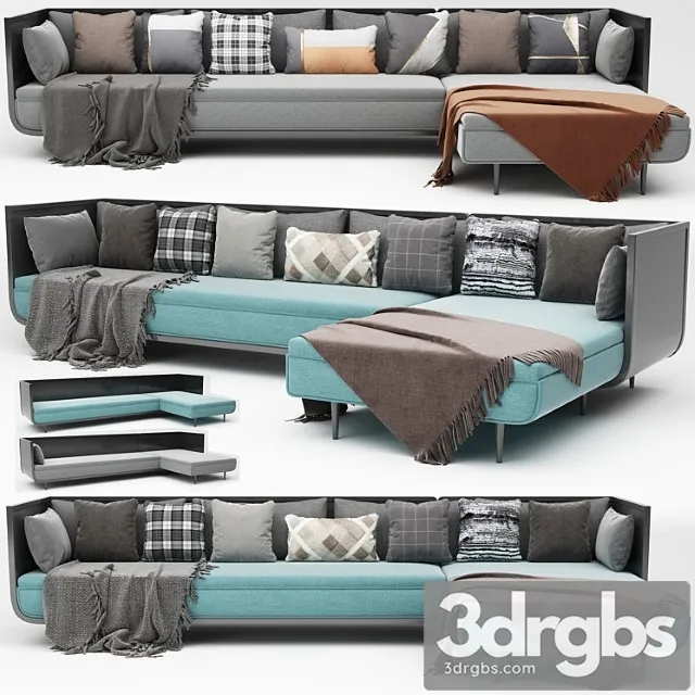Luxury corner sofa 2 3dsmax Download