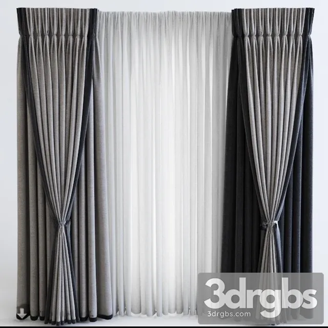 Luxury Curtain Neoclassic 02 3dsmax Download