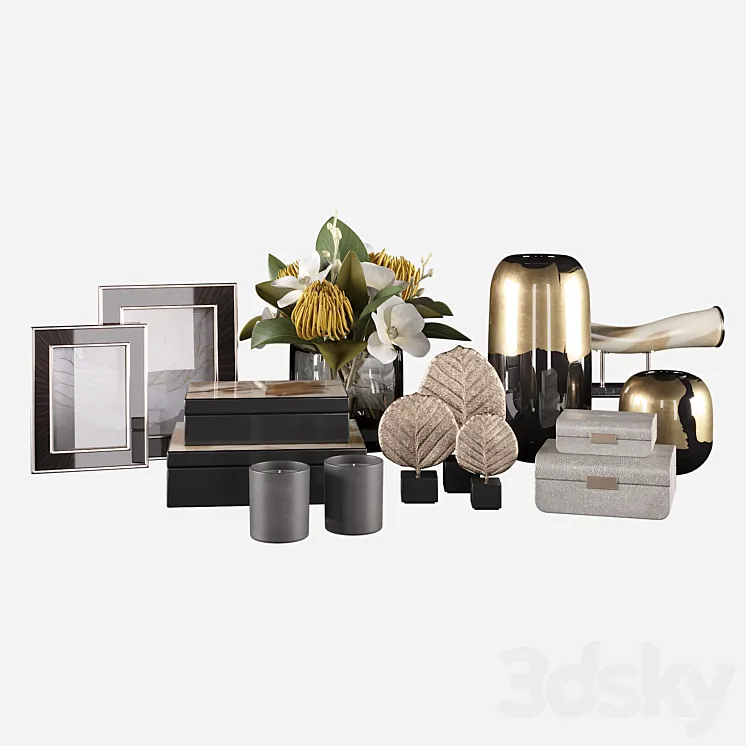 Luxury Decorative Set 3DS Max