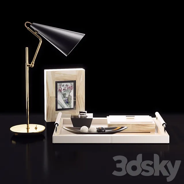 Luxury decorative set 3DSMax File