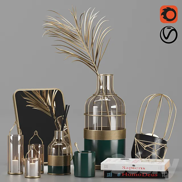 Luxury Decorative Set_1 3ds Max