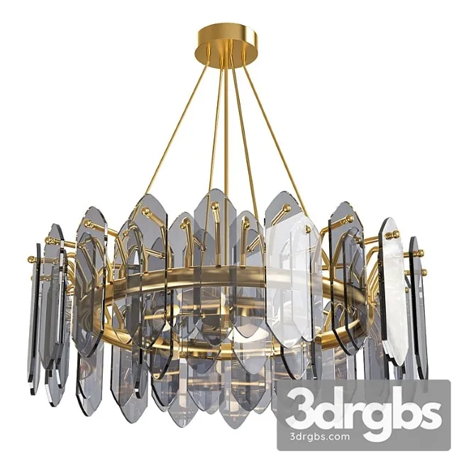 Luxury & modern blurry crystal designer chandelier. code 3dsmax Download