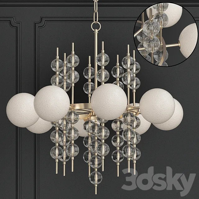 Luxury Modern Chandelier 3ds Max