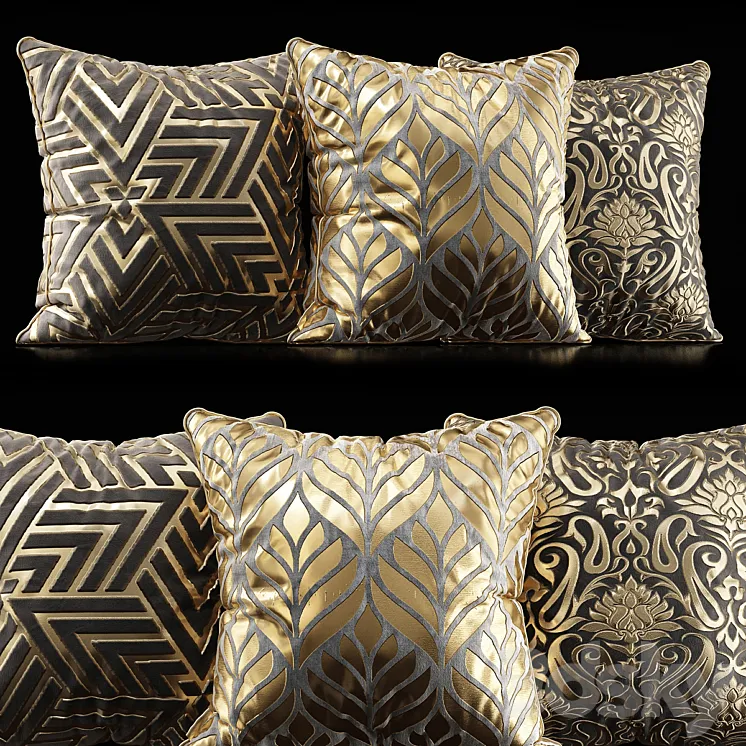 Luxury pillows 3DS Max Model