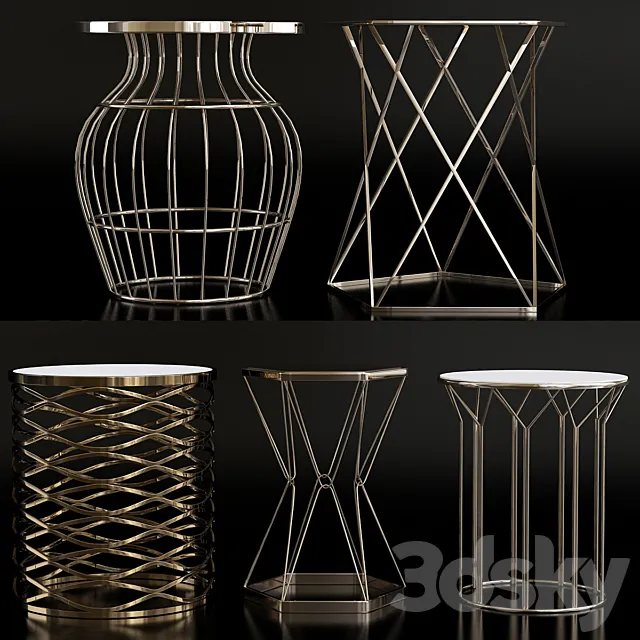 Luxury side table 3DSMax File