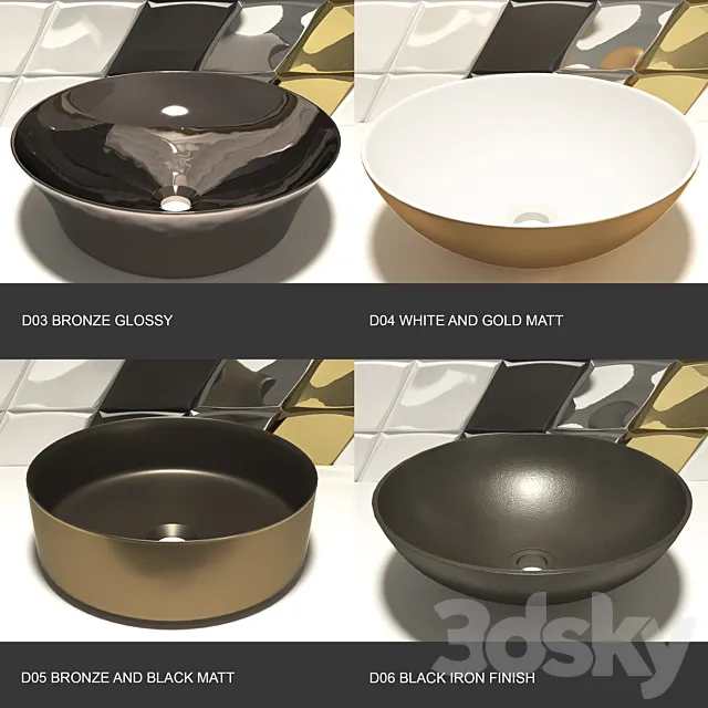 Luxury Sink Zoom Set 3DSMax File