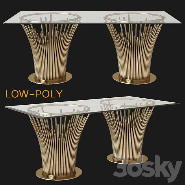 Luxury table 3ds Max