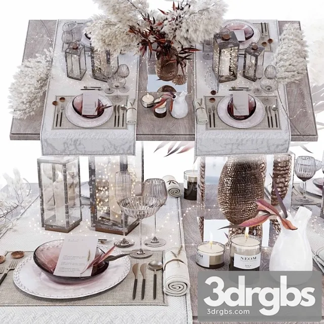 Luxury Table Setting B 3dsmax Download