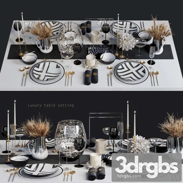 Luxury Table Setting L 3dsmax Download