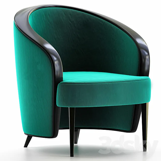 Luxury Waldorf Astoria Club Chair 3DSMax File
