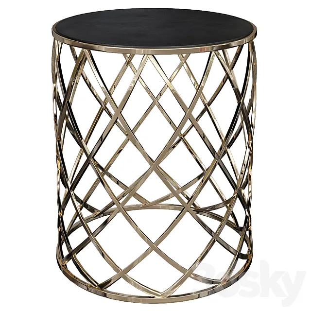Luxury Wireframe Side Tables # 001 3DSMax File