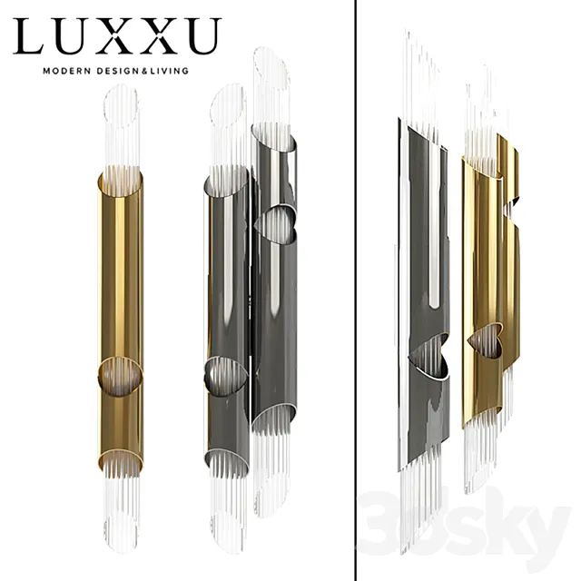 Luxxu DRAYCOTT I and DRAYCOTT II wall 3DS Max Model