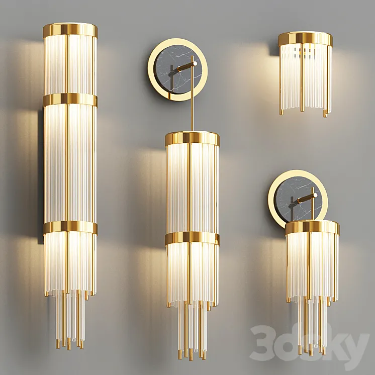 Luxxu Pharo Wall lamps 3DS Max