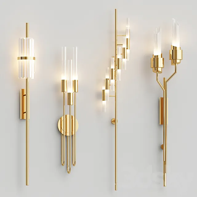 Luxxu Wall Lamps 3ds Max