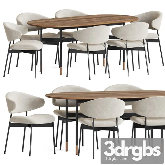 Luz chair harri table dining set