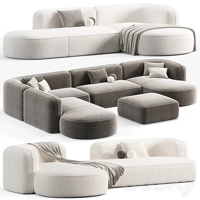 Luzaro Royalty 2.0 Sectional Sofa 3ds Max