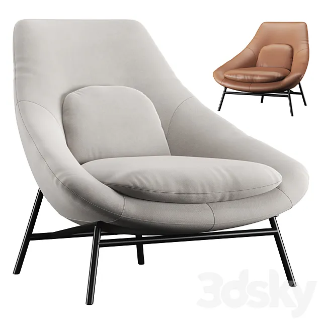 LXR25 Armchair 3ds Max
