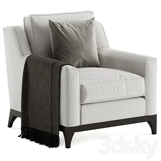 Lyndon lysander armchair 3ds Max