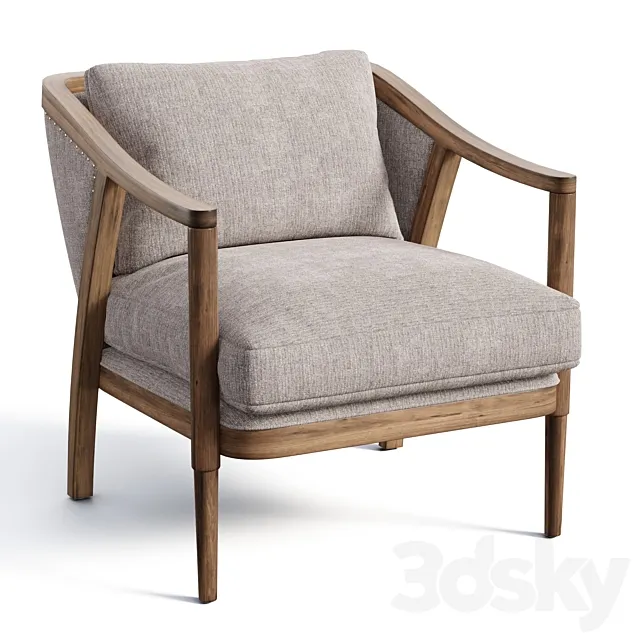 Lynn armchair 3ds Max