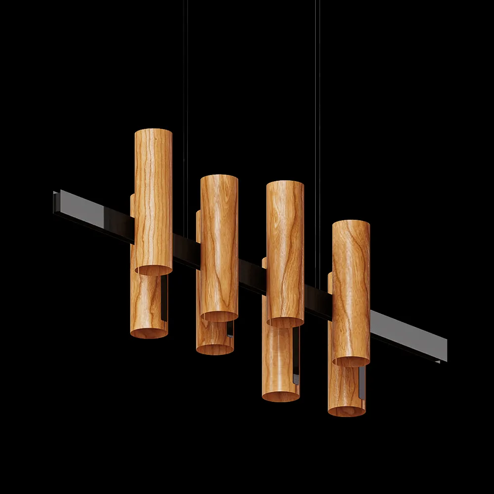 LZF – Ceiling lamp Black Note Keys Suspension 3ds Max