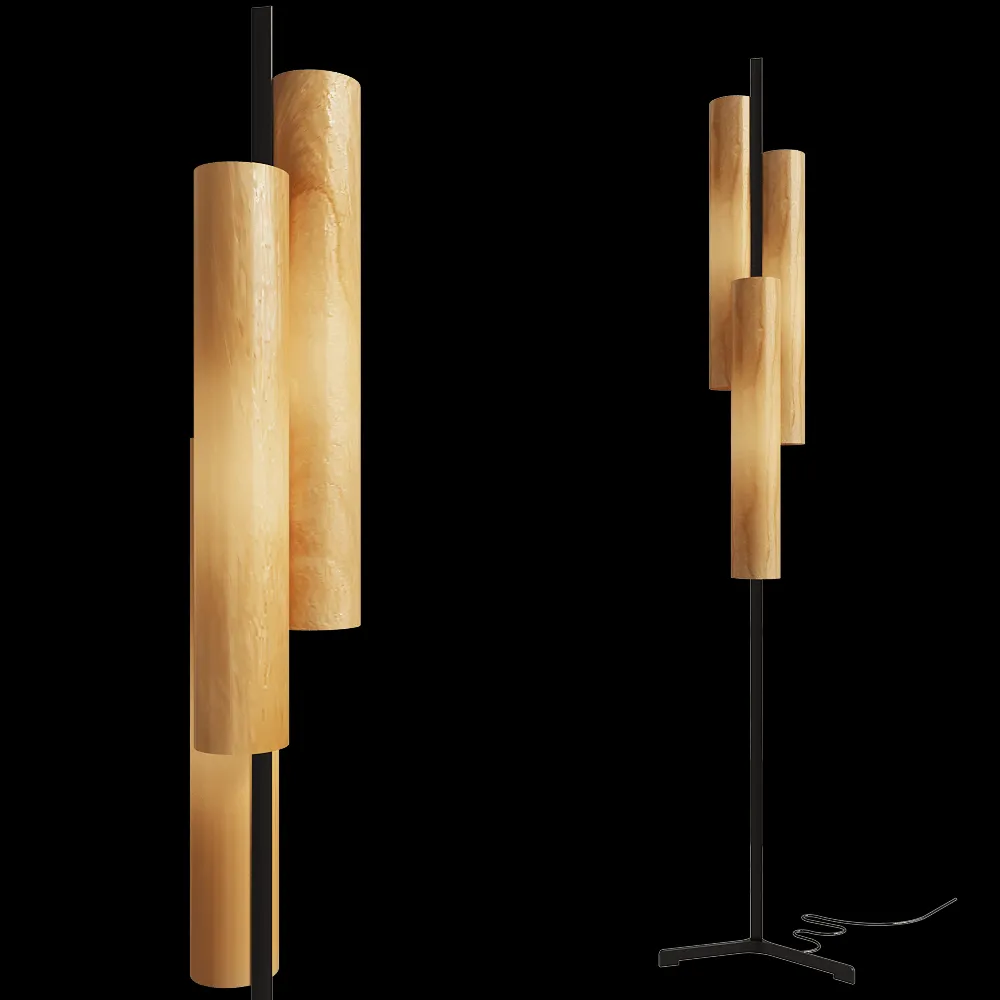 LZF – Floor lamp BLACK NOTE TRIPLET 3ds Max