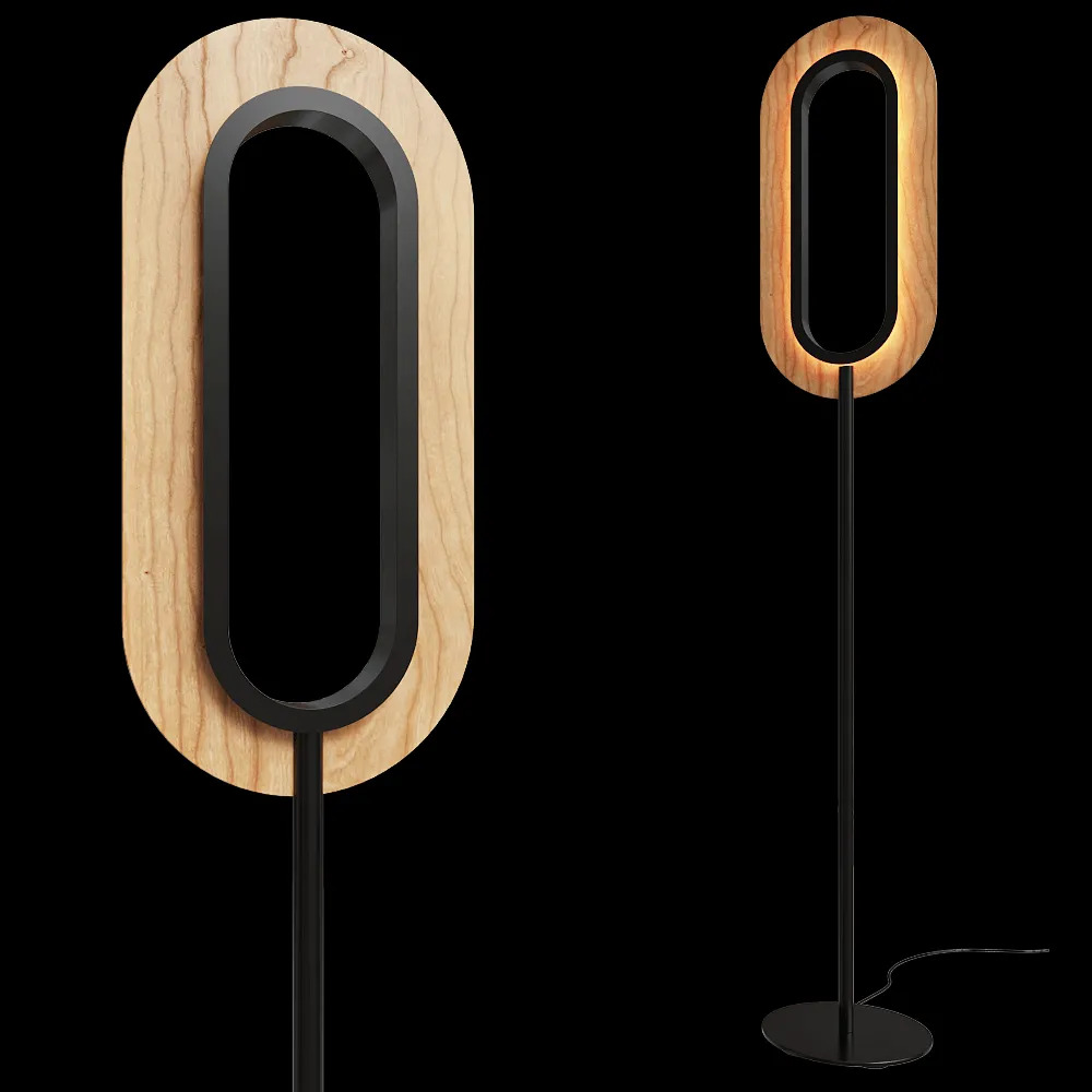 LZF – Floor lamp Lens Oval 3ds Max