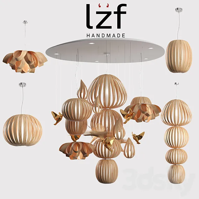 LZF Lamps _ Set of lamps 3ds Max