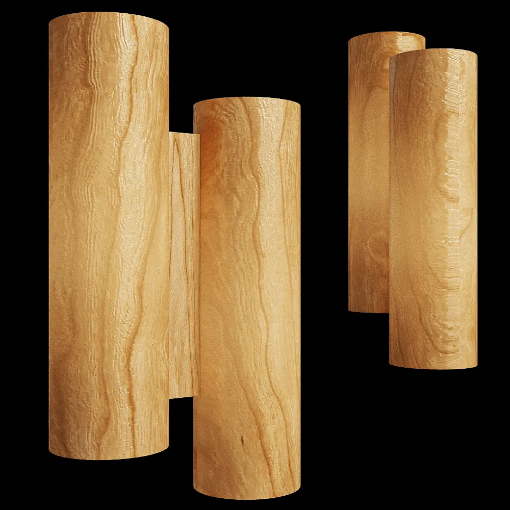 LZF – Wall lamp Black Note Duplet 3ds Max