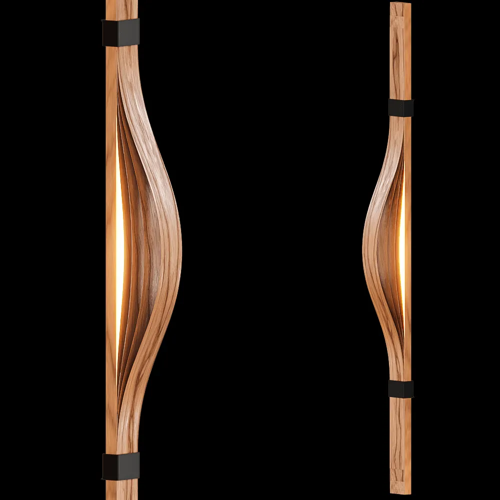 LZF – Wall lamp Woodstraps 3ds Max