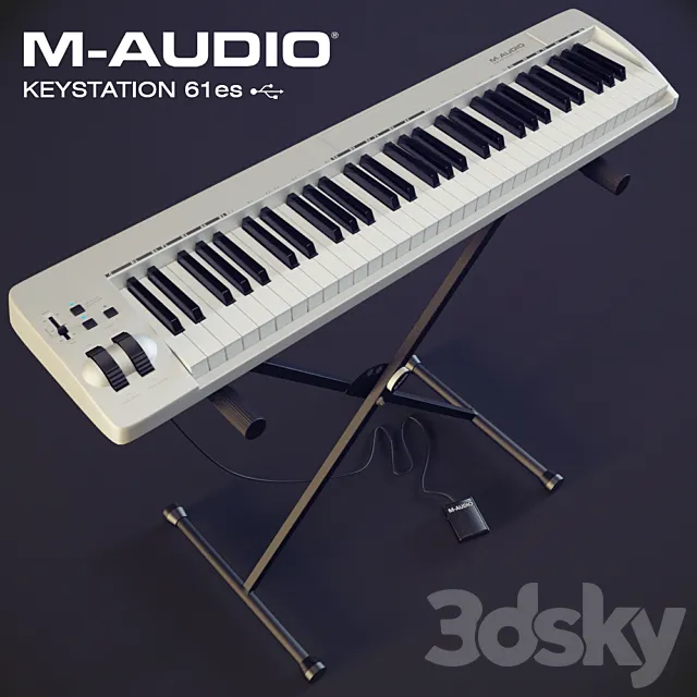 M-Aduio Keystation 61es 3DSMax File