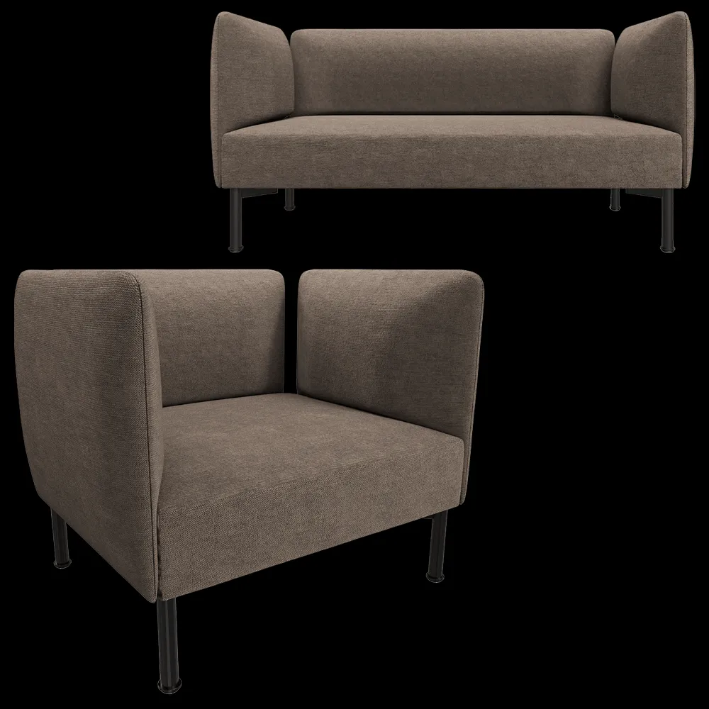 m. artedesign  – Armchair and sofa Air 3ds Max