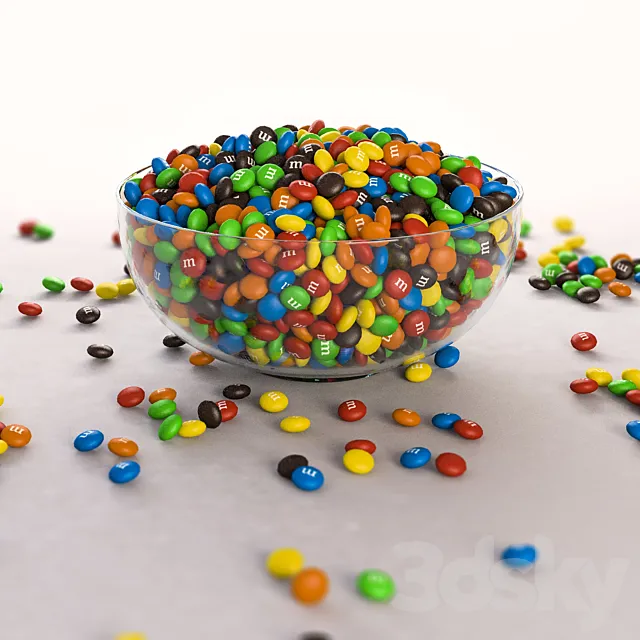 M & M’s | mmdems 3DS Max Model