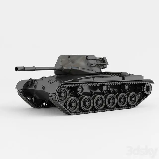 M47_patton 3dsMax Model