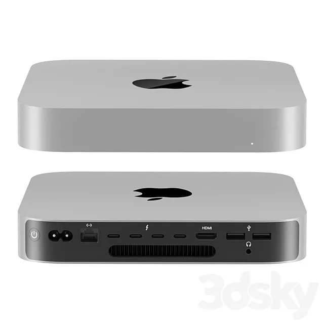 Mac mini m2 pro 2023 3DS Max Model