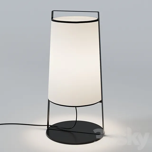 Macao Table Lamp 3DS Max Model